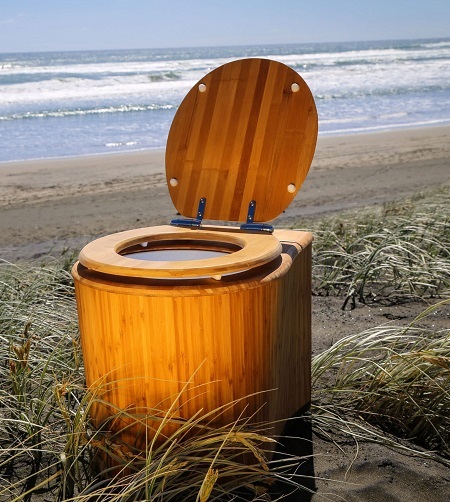 Bambooloo composting toilet commode